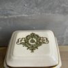 Fortnum Mason White and Green Tea Caddy Pottery - Image 2